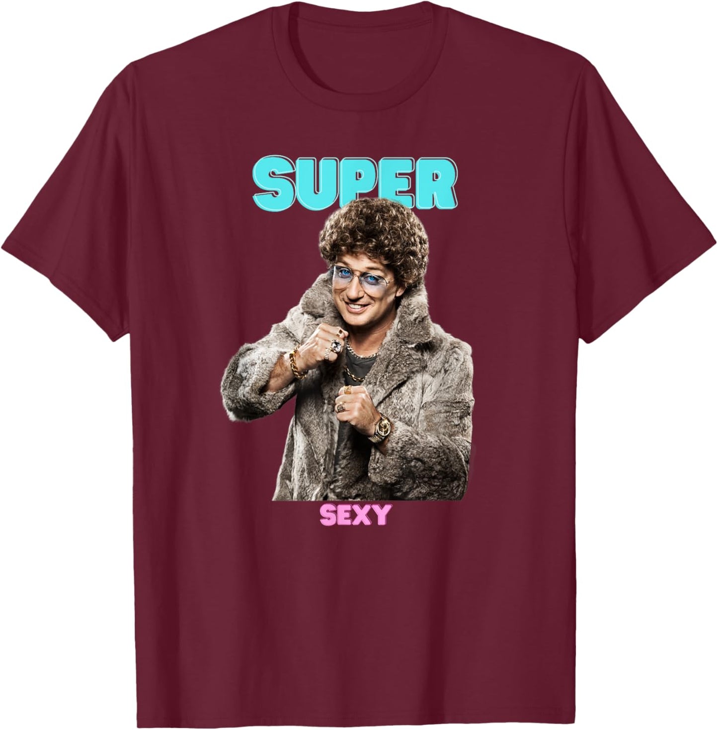 Atze Fur Super Sexy , black T-Shirt - T-Shirt | Maroon