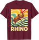 RHINO Design for a Rhino Beetle Fan T-Shirt - T-Shirt | Maroon