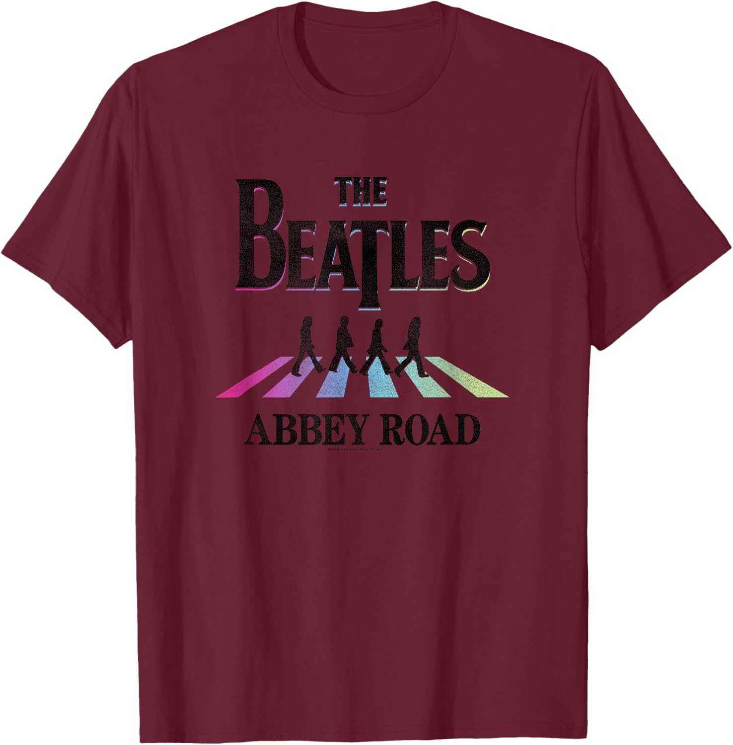 The Beatles - Abbey Road T-Shirt - T-Shirt | Maroon