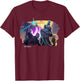 The Legend of Vox Machina – Character Pose , Black, S T-Shirt - T-Shirt | Maroon