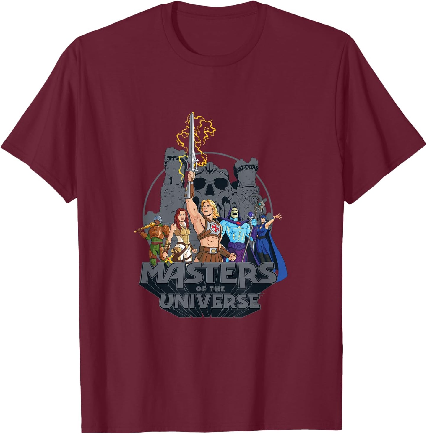 Das Team von Masters of the Universe T-Shirt - T-Shirt | Maroon