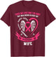 Loss In Memory of Wife Breast Cancer Husband Memorial Gifts T-Shirt - T-Shirt | Maroon