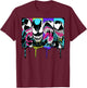 Marvel Venom Colorful Dripping Comic Panel Small T-Shirt - T-Shirt | Maroon