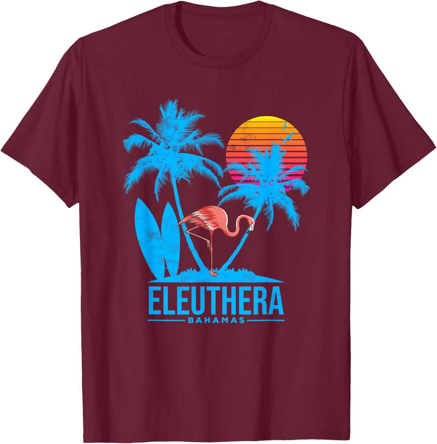 Bahamas, Eleuthera T-Shirt - T-Shirt | Maroon