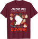 Dans Ma Tête Je Suis En Guyana Gift Man Woman , Black, S T-Shirt - T-Shirt | Maroon