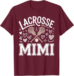Proud Lacrosse Mimi T-Shirt - T-Shirt | Maroon