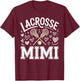 Proud Lacrosse Mimi T-Shirt - T-Shirt | Maroon