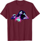 Kate Bush Laid Back Pop Art Stylised T-Shirt - T-Shirt | Maroon