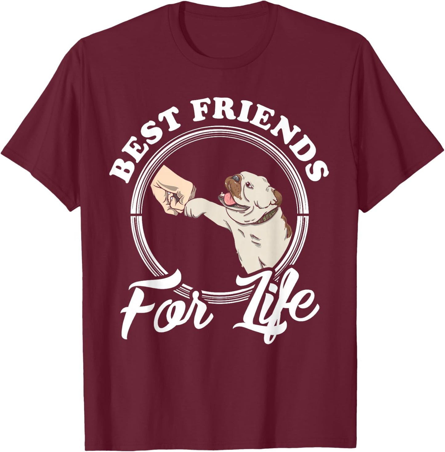 English Bulldog Lover Gifts English Bulldog Lover T-Shirt - T-Shirt | Maroon