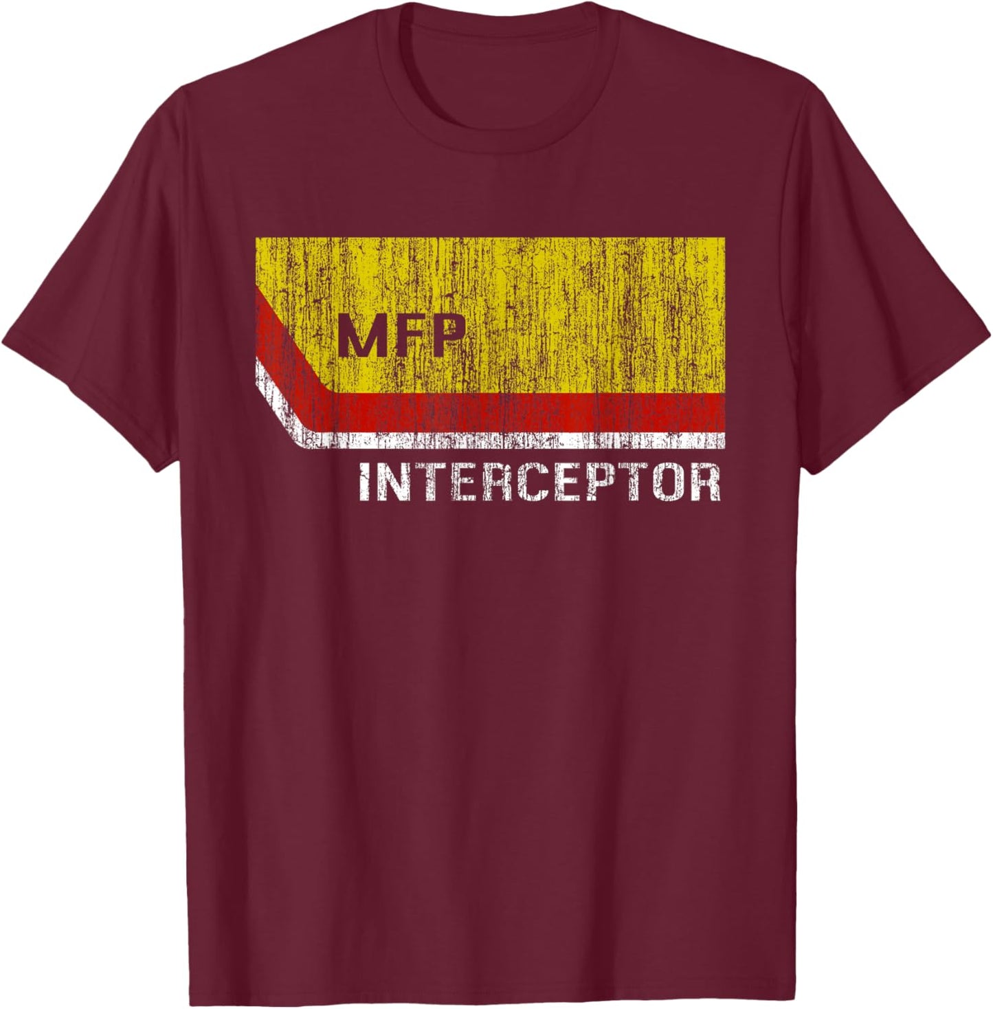 MFP V8 Interceptor Special T Shirt - Max Warrior T-Shirt - T-Shirt | Maroon