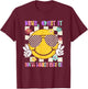 Bruh Admit It You'll Lowkey Miss-Me Teacher Student Last-Day T-Shirt - T-Shirt | Maroon