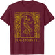 Jugendstil Dancing Woman Art Nouveau Design Vintage Flower T-Shirt - T-Shirt | Maroon