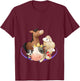 Official Harvest Moon Animal Friends T-Shirt - T-Shirt | Maroon