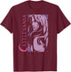 Castlevania Alucard Dark Portrait T-Shirt - T-Shirt | Maroon