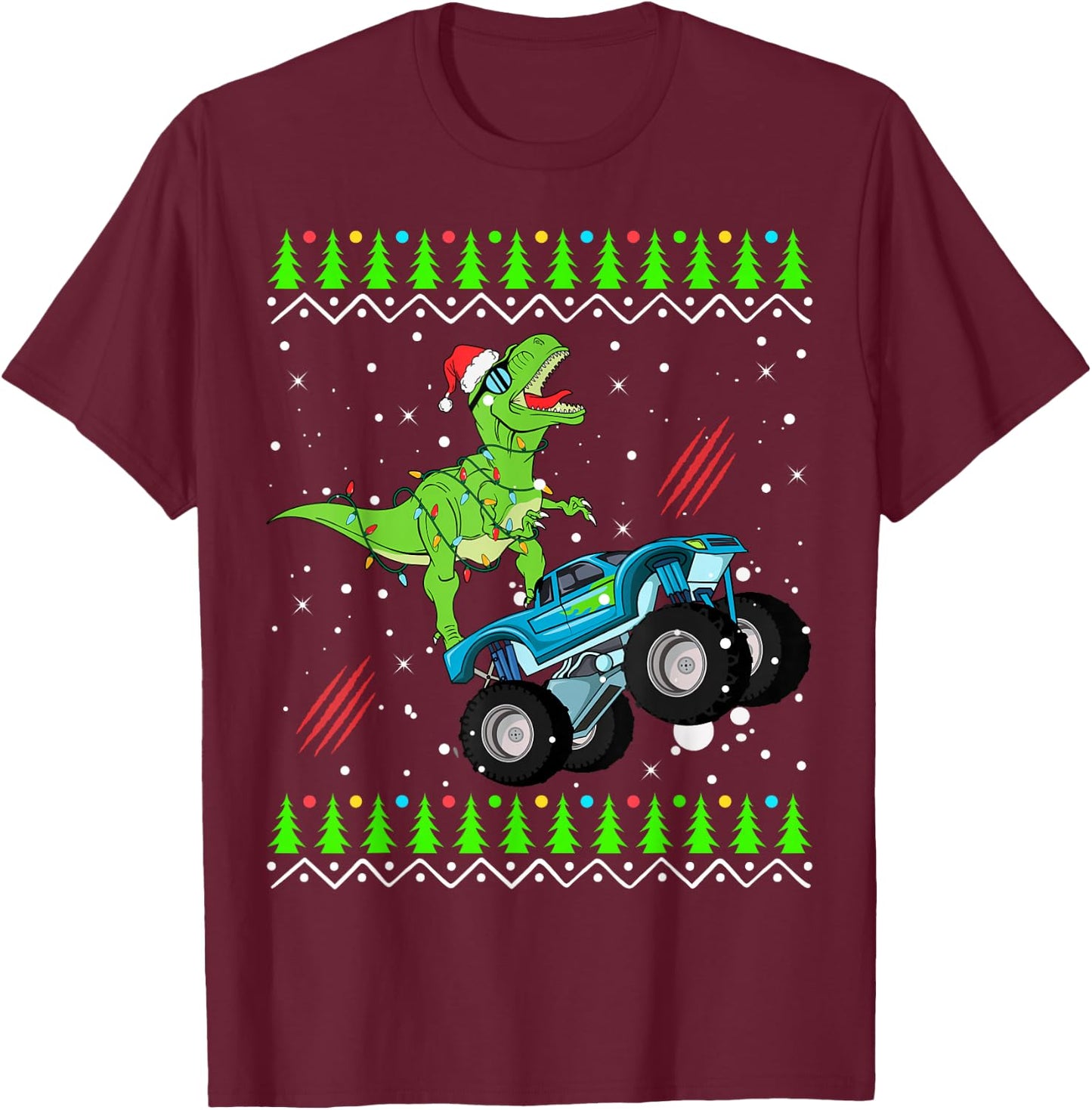Christmas Sweater T-Shirt - T-Shirt | Maroon