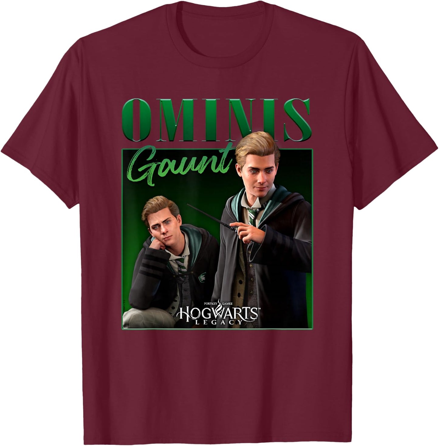 Harry Potter Hogwarts Legacy Ominis Gaunt Nostalgia T-Shirt - T-Shirt | Maroon