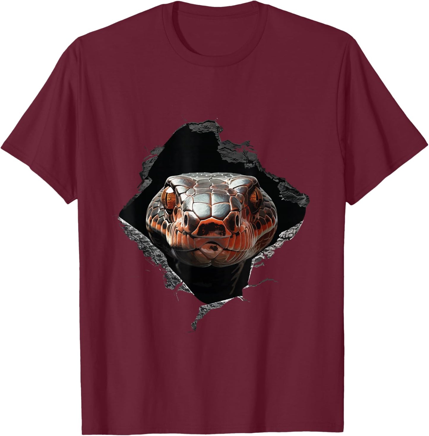 Snake T-Shirt - T-Shirt | Maroon