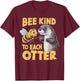 Bee Kind To Each Otter Funny Be Kind Pun T-Shirt - T-Shirt | Maroon