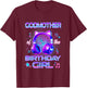 Godmother of The Birthday Girl K-Pop Korean Family Birthday T-Shirt - T-Shirt | Maroon