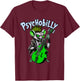 Psychobilly Punk T-Shirt - T-Shirt | Maroon