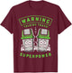 Talking Trash Is My Superpower Garbage Truck T-Shirt - T-Shirt | Maroon