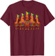 Mardi Gras Chickens Fat Tuesday Farm Animal Men Women Kids T-Shirt - T-Shirt | Maroon