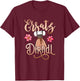 Trachtenshirt Damen Ersatz Dirndl Shirt Frauen Trachten , Schwarz, Kurzarm T-Shirt - T-Shirt | Maroon