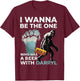 Bigfoot Beer Adventure Wilderness Humor Graphic T-Shirt - T-Shirt | Maroon