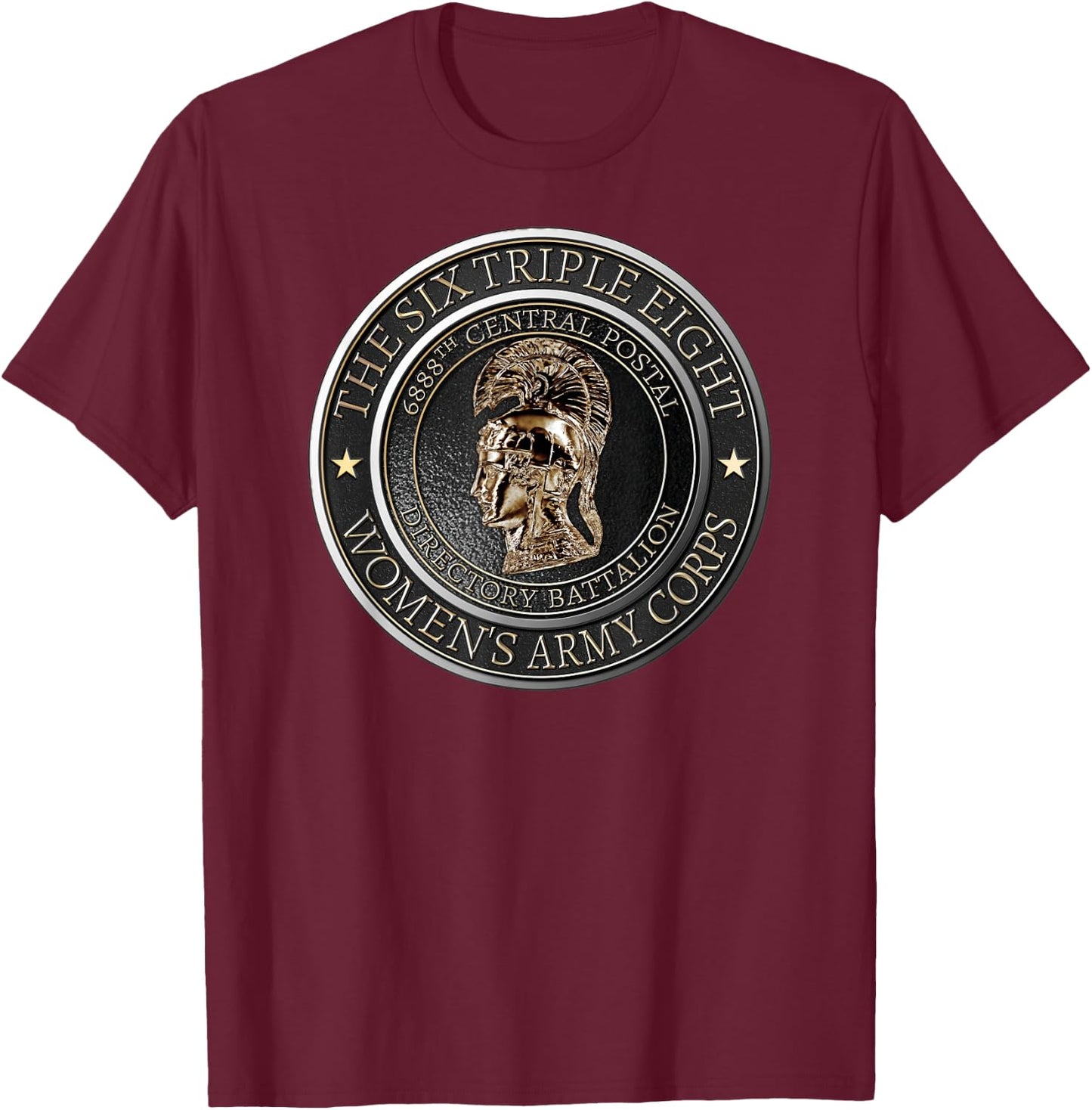 Honoring WWII 6888th Postal Battalion Heroes T-Shirt - T-Shirt | Maroon