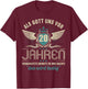 20 Jahre verheiratet bester Ehemann Ehefrau 20.Hochzeitstag T-Shirt - T-Shirt | Maroon