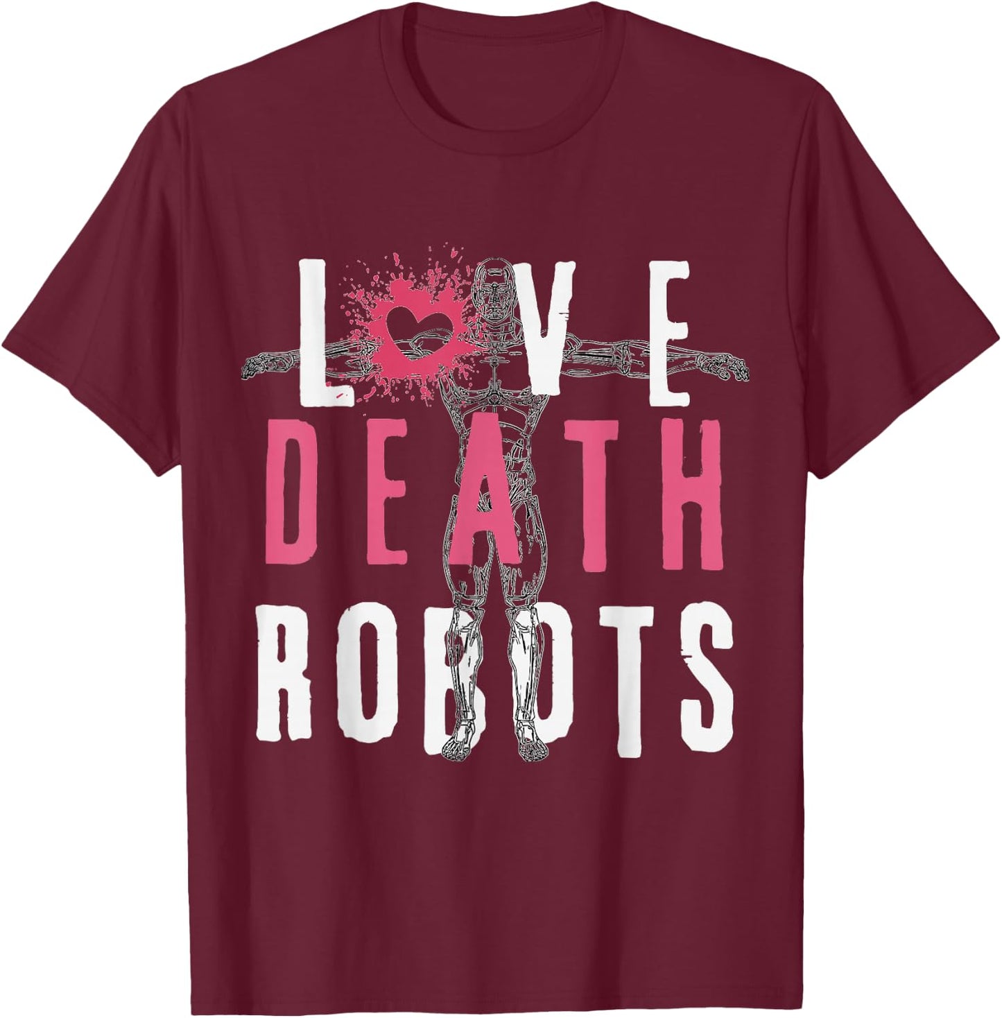 Love Death Robots T-Shirt - T-Shirt | Maroon