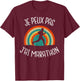 Je Peux Pas J'ai marathon Running Marathon , Black, S T-Shirt - T-Shirt | Maroon