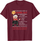 Women's with German Text "Die Dame ist 70 Jahre Old" (The Dame Is 70 Years, black T-Shirt - T-Shirt | Maroon