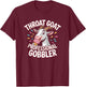 Throat Goat Inappropriate Embarrassing Adult Airport Swap T-Shirt - T-Shirt | Maroon