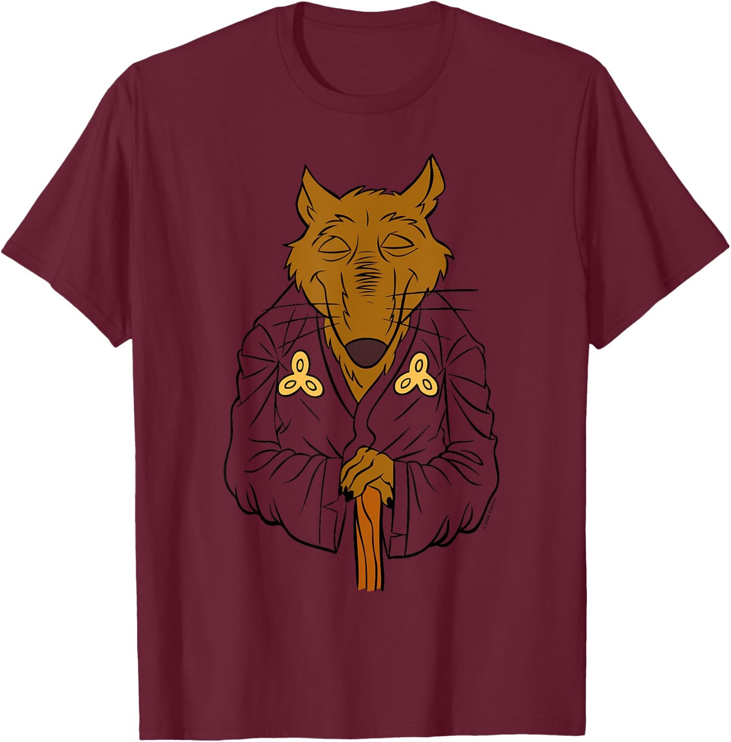 Teenage Mutant Ninja Turtles Splinter Costume T-Shirt - T-Shirt | Maroon