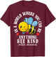 Funny Autism Awareness Bee Kind Autistic Cute Autism Be Kind T-Shirt - T-Shirt | Maroon