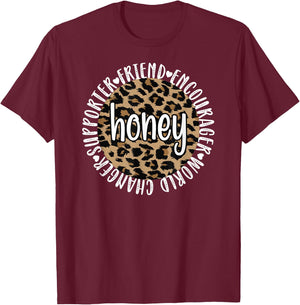 Best Honey Grandmother Honey Grandma Appreciation T-Shirt - T-Shirt | Maroon
