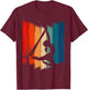 Retro Aerial Silk Acrobat Vintage Aerial Silk Acrobat T-Shirt - T-Shirt | Maroon
