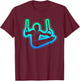 Gymnastics Ring Gymnastics for Kids, Men, Boys , Black, S T-Shirt - T-Shirt | Maroon