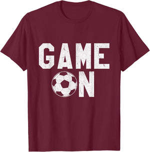 Game On Soccer Shirt T-Shirt - T-Shirt | Maroon