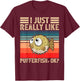 Vintage Pufferfish Lover I Just Really Like Pufferfish Ok T-Shirt - T-Shirt | Maroon