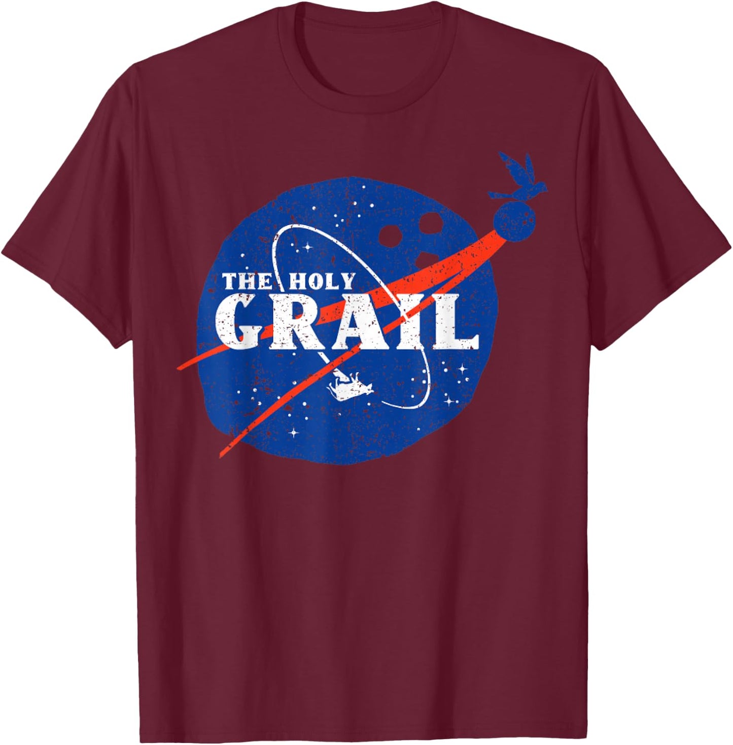 Vintage The Holy Grail T-Shirt - T-Shirt | Maroon