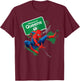 Marvel Spider-Man Homecoming Entering Queens Graphic T-Shirt - T-Shirt | Maroon