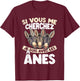 If You Are Looking For Me I Am With The Donkeys , Black, S T-Shirt - T-Shirt | Maroon