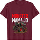 Women's Monster Mama JO Monster Truck Mothers Day Family Matching V-Neck T-Shirt - T-Shirt | Maroon