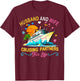 Husband And Wife Cruising Partners For Life Couple Cruise T-Shirt - T-Shirt | Maroon