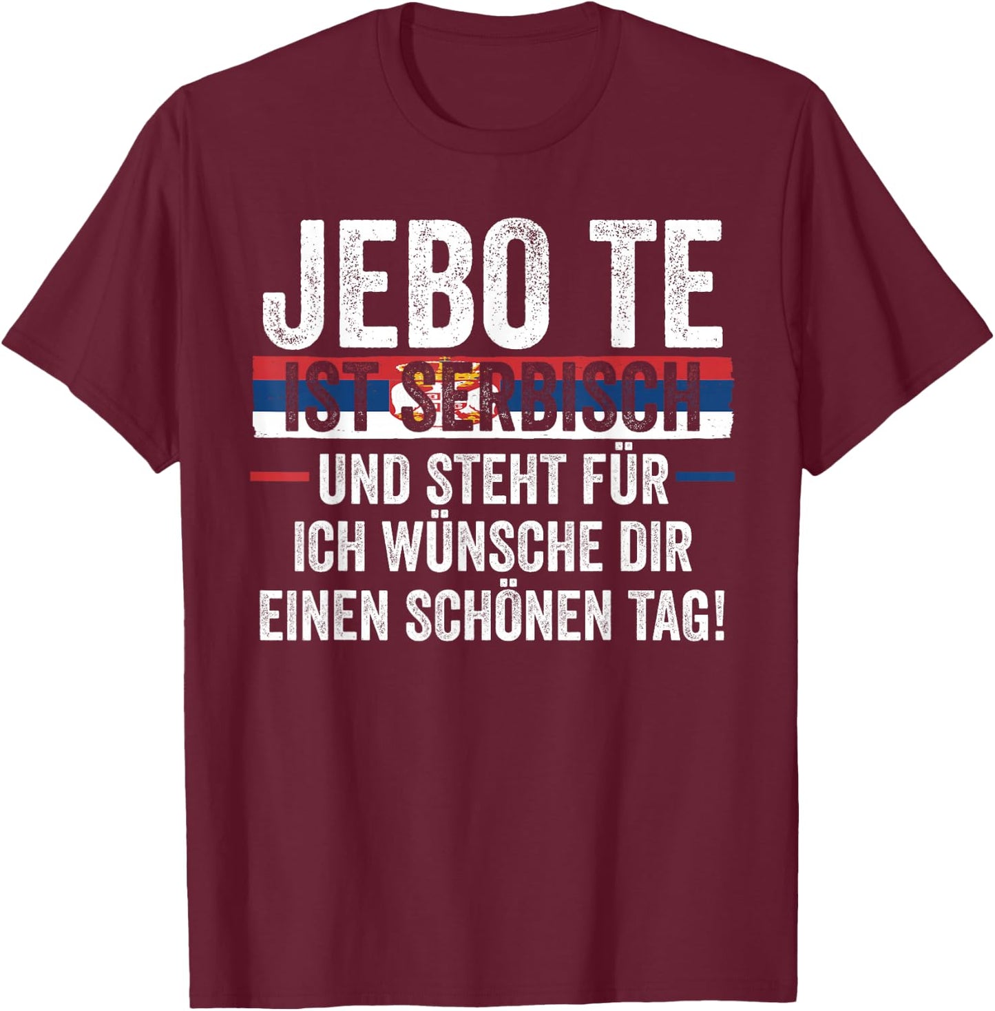 Serbs Serbian Serbia , black T-Shirt - T-Shirt | Maroon