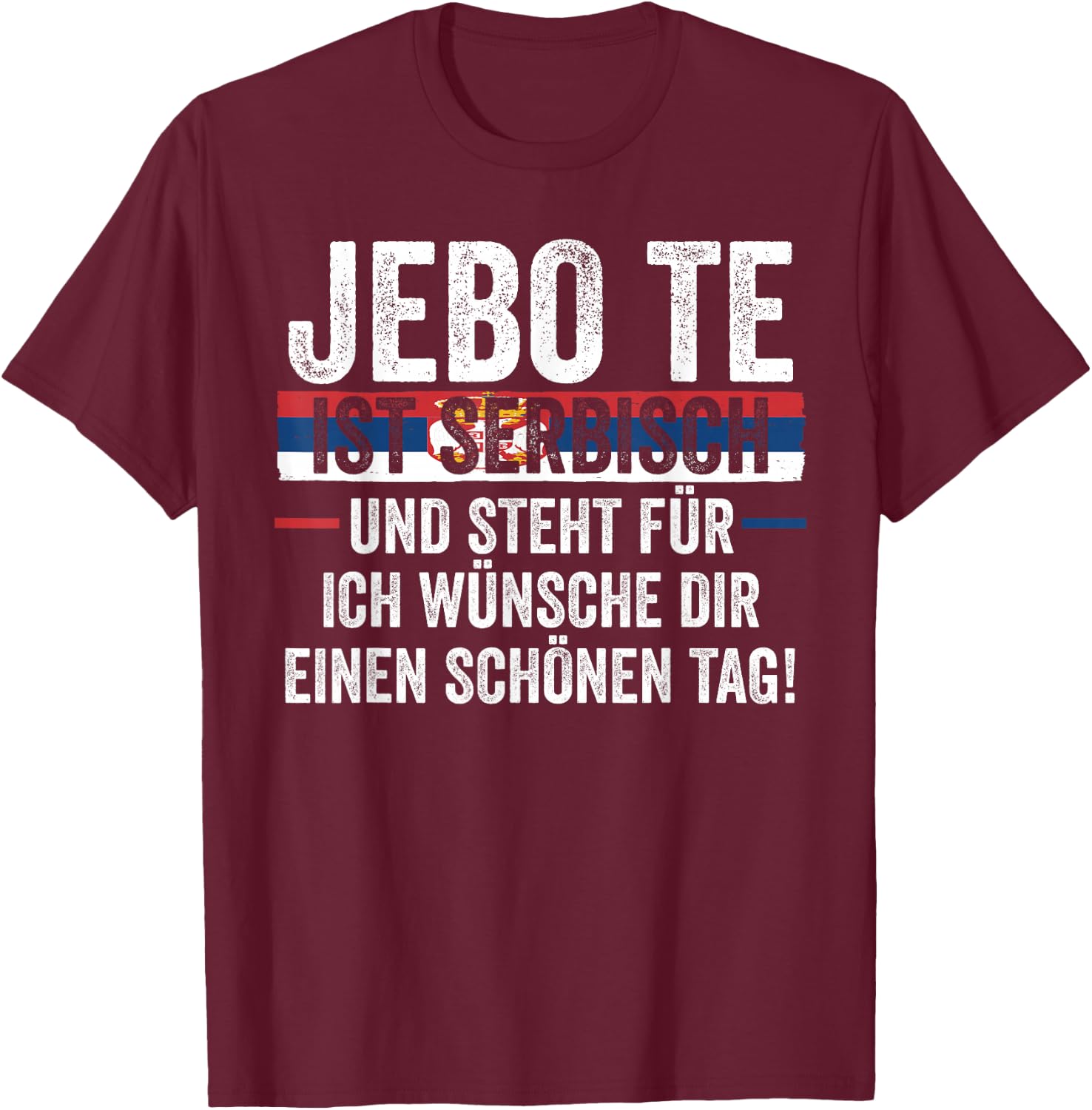 Serbs Serbian Serbia , black T-Shirt - T-Shirt | Maroon