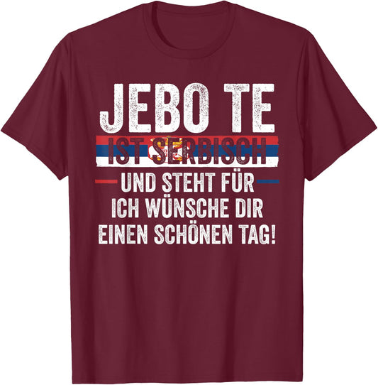 Serbs Serbian Serbia , black T-Shirt - T-Shirt | Maroon