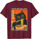 Taste and See that The Lord is Good Psalm 34:8 Cat Japanese T-Shirt - T-Shirt | Maroon